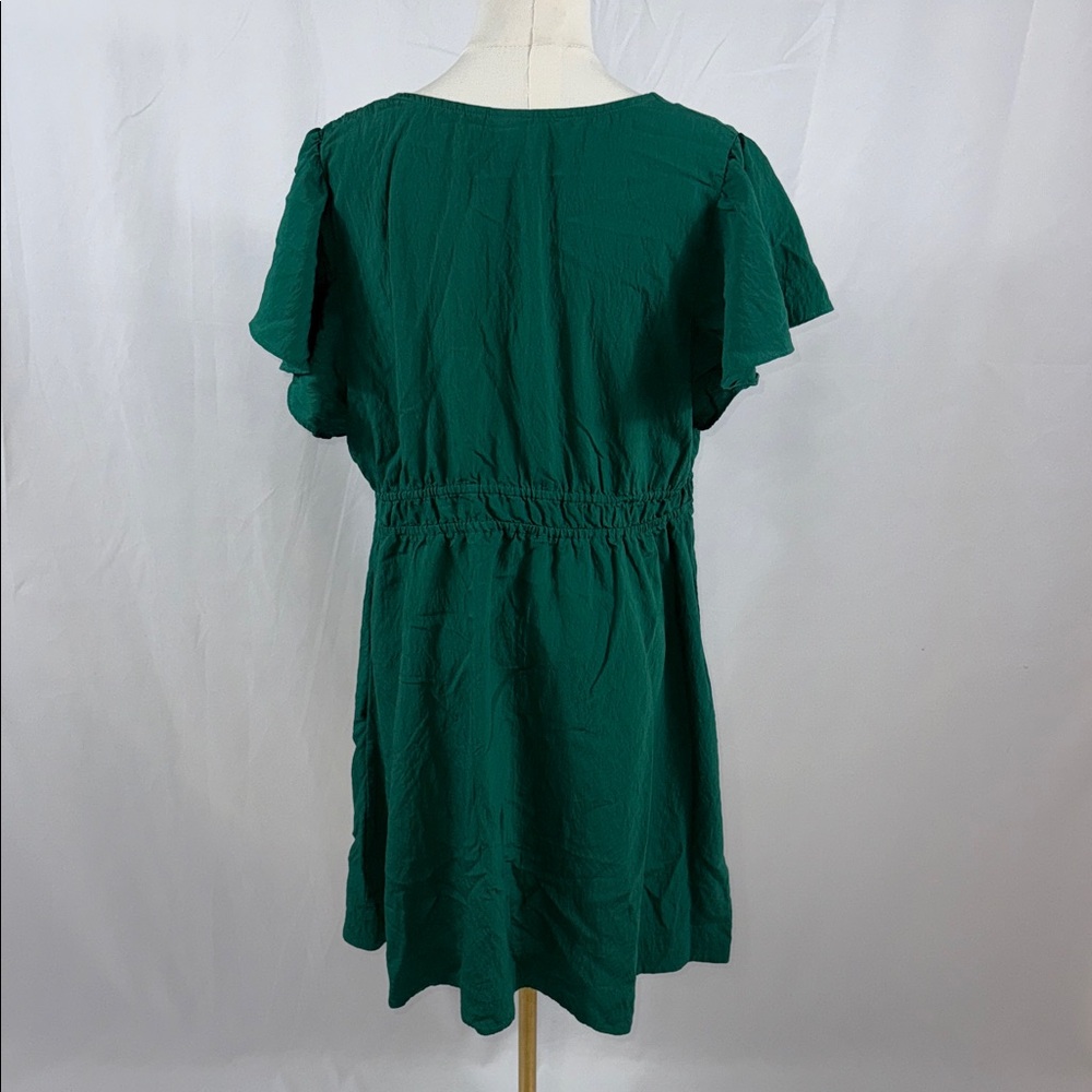 A New Day Emerald V-Neck Dress - Picture 3 of 5